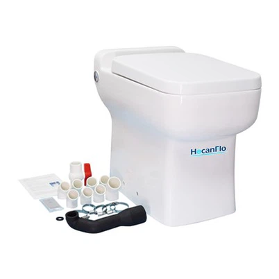 Cuvette de toilette en céramique blanche